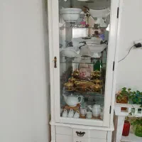 بونه ساعت میزتی وی گل مصنوعی