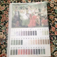 نخ و نقشه تابلوفرش تصویری ظریف تبریز  ۴۶ رنگ|تابلو فرش|شیراز, شهرک مفتح|دیوار