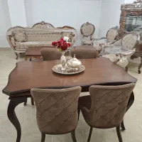 میز ناهارخوری ۶ نفره با ۴ عدد صندل