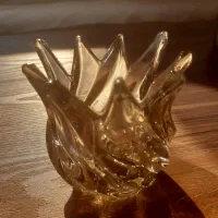 لاله پیچ شامپاینی و کریستال کاج|لوستر و چراغ آویز|تبریز, |دیوار