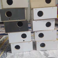 لانه چوبی دست ساز برای  مرغ عشق