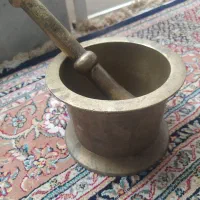 هاونگ برنجی قدیمی سایز بزرگ