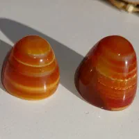 سنگهای موکل دار جفت شده سلطانی عقیق سلیمانی|جواهرات|کارون, |دیوار