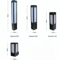 چراغ پارکی حیاطی چمنی ویلایی دیواری مدل مربع