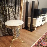 میز تلفن برنز