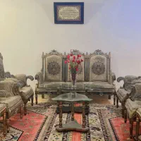 مبل سلطنتی ۹نفره بامیزجلومبلیومیز غذا خوری|مبلمان خانگی و میز عسلی|بندرعباس, |دیوار