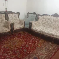 مبل سلطنتی ۷نفره باچوب گردو مناسب تعمیروباغ