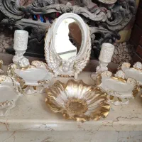 ست هفت سین اینه وشمعدان سبد سبزه