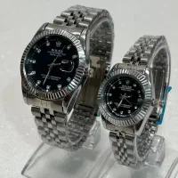 ساعت رولکس صفحه مشکی زنانه و مردانه