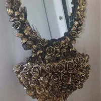 آینه کنسول گل رز