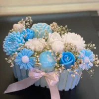 باکس گل شمع