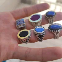 انگشتر نقره 925 سنگای طبیعی|جواهرات|تهران, سنگلج (شاپور)|دیوار