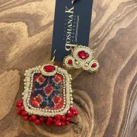 گوشواره طرح فرش ایرانی