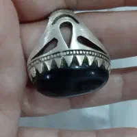 نقره.انگشتر نقره .با عقیق سلیمانی|جواهرات|گرگان, |دیوار