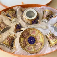 حراج ست قهوه خوری برند آنتیک اصلی طرح سه دختر
