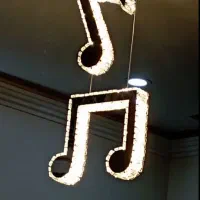 لوستر الماس. کهکشانی مدل موزیک. AC light