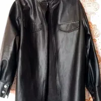 پالتو پشمی جین مخمل چرم نو|لباس|زاهدان, |دیوار