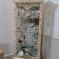 بوفه و ساعت ایستاده|بوفه، ویترین، کنسول|زرندیه, |دیوار