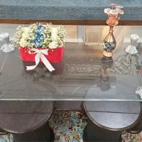 مبل هفت نفره با میز عسلی|مبلمان خانگی و میز عسلی|دوگنبدان, |دیوار