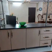 کابینت ام دی اف سالم و تمیز،هود سالم ،سینک|کتابخانه، شلف، قفسه‌های دیواری|قزوین, |دیوار