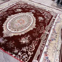 فرش3در3برش خورده تمام نخی سالم سالم|فرش|تبریز, |دیوار