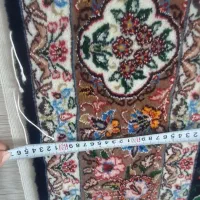 قالی دسبافت چله ابریشم ده تایی|فرش|مبارکه, |دیوار