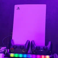 دستگاه ps5 یک ترابایت همراه ۸ بازی و ۲ دسته