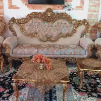 مبل سلطنتی مناسب جهیزیه+(باکاورژله ای) فوری|مبلمان خانگی و میز عسلی|بروجرد, |دیوار