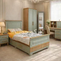 سرویس خواب یک نفره نوجوان تخت یکنفره تخت دونفره 90