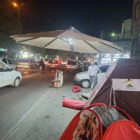 چتر سایبان میز صندلی آتشدان 3وچادر