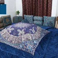 سرویس سنتی پشتی شاهنشین طرح نیلوفر و جاجیم|پشتی|تهران, هرندی|دیوار