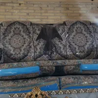 پشتی شاه نشین کامل۷تیکه|پشتی|یزد, |دیوار