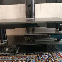 میز تلویزیون شیشه ای