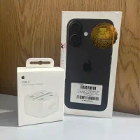 آیفون ۱۶ نرمال 128 CH آکبند با آداپتور