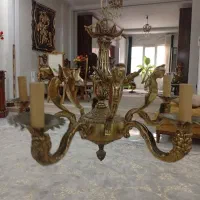 سلام سه عدد لوستر برنز