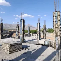 آرماتور بندی و اجرای سقف . فونداسیون