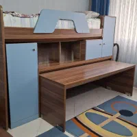 فروش تخت دو طبقه کمجان چوپ مدل اوا|تخت و سرویس خواب|تهران, بهداشت|دیوار