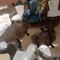 مبل سلطنتی 9 نفره|مبلمان خانگی و میز عسلی|گلبهار, شهر جدید گلبهار|دیوار