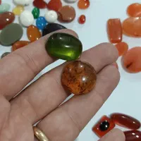 نگین کهربا مثقالی