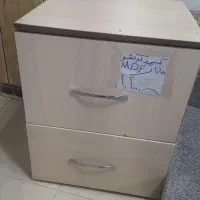 فایل دوکشو ' کشو ها بزرگ و جادار 'MDF  چرخ دار
