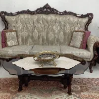 مبل استیل عسلی ومیزوسط بوفه وکنسول ومیزتلوزیون