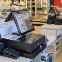 تجهیزات صندوق فروشگاهی پرینتر دار ok pos ، hp