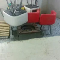 میزوصندلی چرم|میز و صندلی غذاخوری|سراب, |دیوار