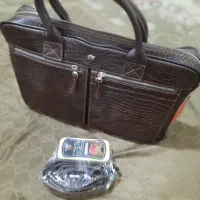 کیف اداری مردانه چرم طبیعی