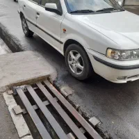 ماشین سمند سفید|خودرو سواری و وانت|مرند, |دیوار