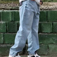 شلوار بگ آبی روشن ( بوتیک ترافیک )|لباس|قم, شاه ابراهیم|دیوار