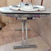 اطو پرسی کاملا تمیز وسالم مارک ژانومه رنگ سیلور