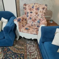 مبلمان راحتی ۷ نفره کارکرده|مبلمان خانگی و میز عسلی|قزوین, |دیوار