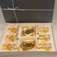 اِستکانُ نعلبکی اماراتی مدل گُلشیپوری وارداتیgold|ظروف سرو و پذیرایی|مشهد, سلام|دیوار