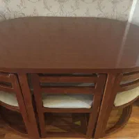 میز شش نفره کم جا